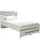 Galaxy Design Local Made Bed Modern &amp; Sublime Design Fully Wooden King Bed White 180x200 cm