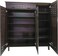 Galaxy Design Wooden Shoe Rak/Organiser With 3 Doors - Color Wenge Size (120H x 115W x 40D cm) Model GDF -1517