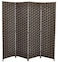 Galaxy Design 4-Panel Room Dividers And Folding Privacy Screens Partition Walls For Bedroom Rattan Screen Divider Portable Freestanding Privacy Wall (Brown)