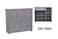 Galaxy Design Wooden Shoes Rack/Organiser With  Doors and 1 Drawer - Size (110H x 120W x 40D cm) Model GDF-MH60 (Gray Oak)