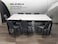 Galaxy Design Modern Marble 1+8 - Grey &amp; White Dinning table with steel legs and Pvc Leather 8 chairs set and 1 table with marble top and leg stainless steel