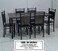 Galaxy Design Wooden Steel Metal Dining Table Chairs Set GDF-22944-6 Modern Dinner Desk 6-Chairs for Dining Room Kitchen Room, Cafeteria Set Chairs Table GDF-22944-6