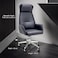 Galaxy Design Boss Executive Office Chair Steel Structure, PU Leather 360 Swivel Desk Gaming Chair High Back &amp; Adjustable Height Computer Table Chair, Soft Foam Gaming Study Chair, GDF-SBF802