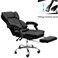 Galaxy Design Executive Office Gaming Chair PU Leather 360 Swivel Desk Chair, High Back &amp; Adjustable Height Computer Table Chair, Soft Foam Gaming Study Chair Lumbar Support With Footrest, Black