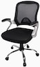Galaxy Design Ergonomic Office Chair Breathable Mesh Computer Task Desk Chair With Flip-Up Armrest Adjustable Height Executive Rolling Swivel Mid Back Chair For Home Working Study - Black GDF-9135