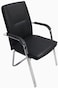 Galaxy Design Faux Leather Visitor Chair For Office, Hospital, School Etc, With Steel Frame And Executive Ergonomic Adjustable Chair GDF-6137