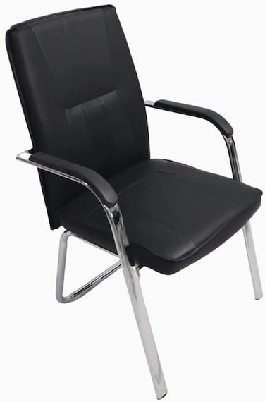 Galaxy Design Faux Leather Visitor Chair For Office, Hospital, School Etc, With Steel Frame And Executive Ergonomic Adjustable Chair GDF-6137
