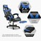 Galaxy Design Gaming Chair Ergonomic Executive Pubg-3D 360 Rolling Swivel Reclining Computer Chair PU Leather Adjustable Height With Headrest Pillow Cushion &amp; Lumber Support Back, Premium Foam GDF-367