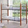 Galaxy Design Wooden Steel Bunk Bed Double Decker Bunker Bed, Made Metal Steel &amp; Solid Wood Heavy Duty Guard Rails Sturdy For Home, Baby Home, Apartment Studio Room.