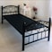 Galaxy Design Heavy Duty Single Metal Steel Bed Dimension 90x190 Centimeters