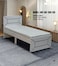 Galaxy Design Sturdy Modern Design Wooden Twin/Double Bed Medical Mattress   Quiet &amp; Comfortable Beds L 190 X W 120 X H 95 Cm GDF-SBF-209-120 White