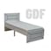 Galaxy Design Sturdy Modern Design Wooden Twin/Double Bed Medical Mattress   Quiet &amp; Comfortable Beds L 190 X W 120 X H 95 Cm GDF-SBF-209-120 White