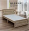 Galaxy Design Sturdy Modern Design Wooden Queen Bed Medical Mattress   Quiet &amp; Comfortable Beds L 190 X W 150 X H 95 Cm GDF-SBF-209-150 Oak