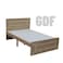 Galaxy Design Sturdy Modern Design Wooden Queen Bed Frame Furniture   Quiet &amp; Comfortable Beds L 190 X W 150 X H 95 Cm GDF-SBF-209-150 Oak
