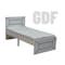Galaxy Design Sturdy Modern Design Wooden Queen Bed Medical Mattress   Quiet &amp; Comfortable Beds L 190 X W 150 X H 95 Cm GDF-SBF-209-150 White