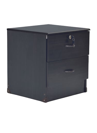 Galaxy Design Bedside Table Storage Cabinet With Lockable Drawers for Living Room, Office, Sofa Side Table GDF-1308 Color Wenge