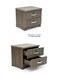 Galaxy Design Modern Wooden Side Table with 2 Wide Drawers (1 Lockable) Sonama Oak GDF-8308