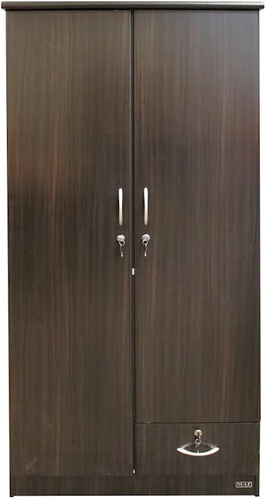 Galaxy Design Two Door Wooden Cupboard With 1 Drawer Dirty Oak Color - Size ( L x W x H ) 80 x 45 x 185 cm Model - GDF621