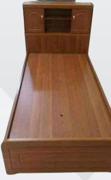 Galaxy Design Wooden Single Bed,With Storage Headboard, L190xW90 White