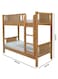 Galaxy Design Heavy Duty Wooden Bunk Bed With Solid Wooden Bedframe, Full-Length Guardrail Color (OAK)