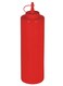 Plastic Sauce Bottle 12oz Red