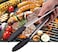 Silicone Non-SlipTongs for Cooking, Table Tongs for Kitchen Salad, Pasta, Grilling, BBQ, Heat Resistant Tip, Strong Grip for Meat, Black
