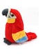 ECVV Cute Talking Parrot Plush Toy Repeat Speaking Parrot Bird Toys Electronic Funny Bird Toys Interactive Pet Toy Gift for Children Kids (Red)