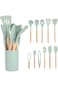 12-piece BPA-free silicone utensil set with stainless handles&mdash;non-stick, heat-resistant &amp; safe.