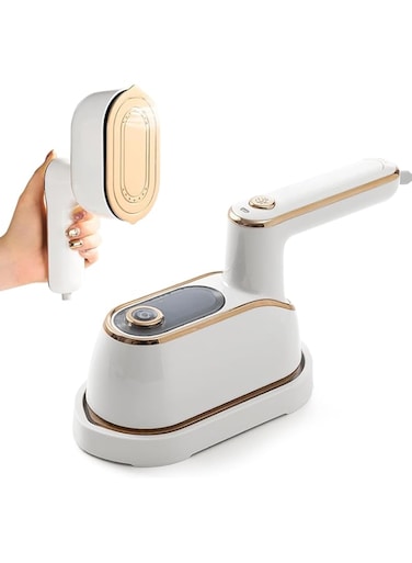Strayelf Steamer,2-IN-1 Travel Steamer Iron for Clothes,Powerful Clothes Steamer Iron for Travel,1100W,15S Fast Heat-up,180&deg; Rotatable,3 Steam Levels Output,Portable Handhe