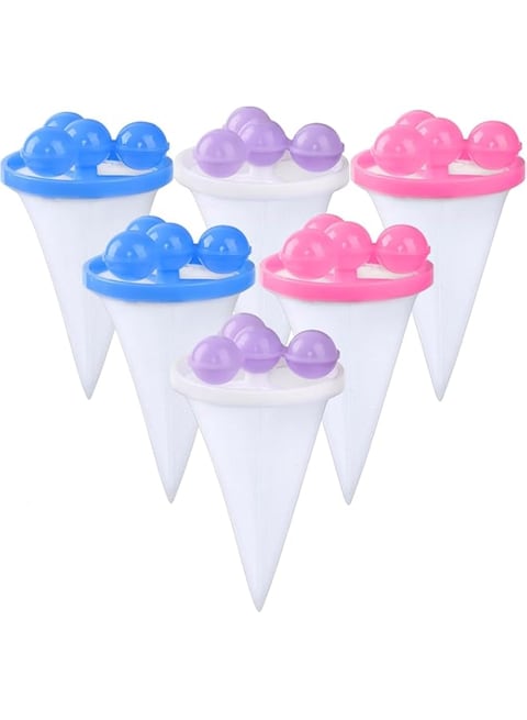 UOEPOWA [6 Pack] Floating Hair Filtering Mesh Removal for Laundry, Reusable Portable Washing Machine Cleaning Mesh Bag for Laundry, Washing Machine Pet Hair Catcher Tool (Colorful)