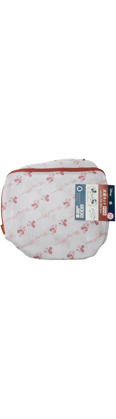 Daiso Laundry Net -Box Type - Shirt - Mickey And Minnie - Bf - Dc4- Red