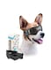 Dog Goggles Small Breed, UV Protection Dog Sunglasses for Medium Dog Outdoor Riding Driving (Black, Medium)