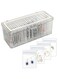 NAWOKEENY Acrylic Jewelry Organizer, Clear Jewelry Organizer with 50 Portable Anti Tarnish Jewelry Bag, Dustproof Transparent Jewelry Organizer Holder for Earrings Rings Necklaces