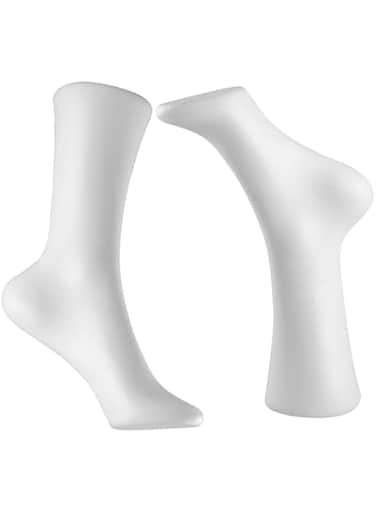 TDMKT 2pcs Women's Socks Leg Model Props The Mannequin Foot Jewerly Display Model Shoe Display Stocking Holder Stand Mannequin Legs Female Mannequin Foot Models for Adults Shoes Holder