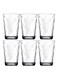 6-Piece Yonca Tumbler Set Clear 6x 205ml