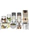 AMERTEER Cabinet Storage Shelf Rack, Expandable Heavy-Duty Metal Rustproof Spice Rack, Adjustable Kitchen Organizer Counter Fridge Pantry Drawer Shelf Space Saver