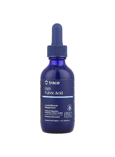 Trace Minerals Liquid Ionic Fulvic Acid 250mg 59ml   Support Gut Health, Digestion, Energy, Stamina, pH Balance, Antioxidant, Anti-inflammatory, Brain Health, Immunity, Detoxification, Anti-allergic