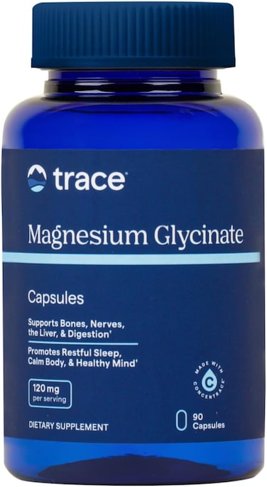 Trace Minerals Research Magnesium Glycinate 120Mg/Per Serving. 90 Capsules