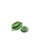Food-Grade Silicone Round Collapsible Colander Kitchen Strainer (2Pcs - Green)