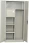 Galaxy Design 2 Door Steel Cabinet With Locker Grey Color GDF-522