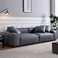 Karnak Baldwin 2 Seater Leather Sofa - Dark Grey