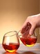 Set of 2 - 350ML Borosilicate Slanted Crystal Glass , Lead-Free Crystal Wine &amp; Cocktail Glass