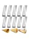 Azonee Conical Cream Horn Molds, 20pcs Non-Stick Cream Horn Cones Tubes, 2 Sizes Stainless Steel Cannoli Tubes Kit Pack of Baking Cones Pastry Roll Horn Croissant Mold for Danish Pastry