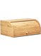 Home Bamboo Bread Box with Lid, Small Wooden Storage Basket for Bread, Pastries, Sweets &amp; More