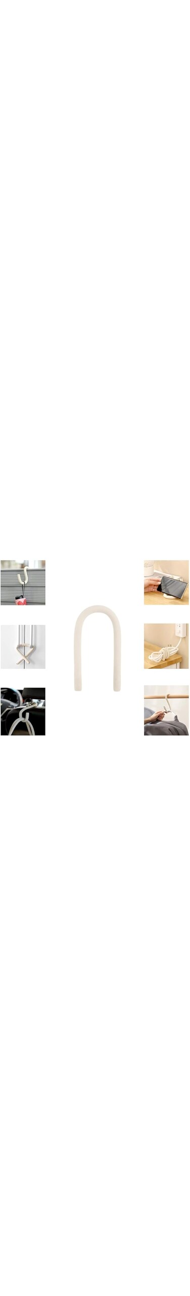 ALMEKAQUZ Bendable Hanging Hooks, Multi-Functional Flexible S Shaped Hook Portable Bending Hooks for Closet Kitchen Bedroom Home and Office, Reusable Twist Wire Ties Variable Desktop Phone Holder