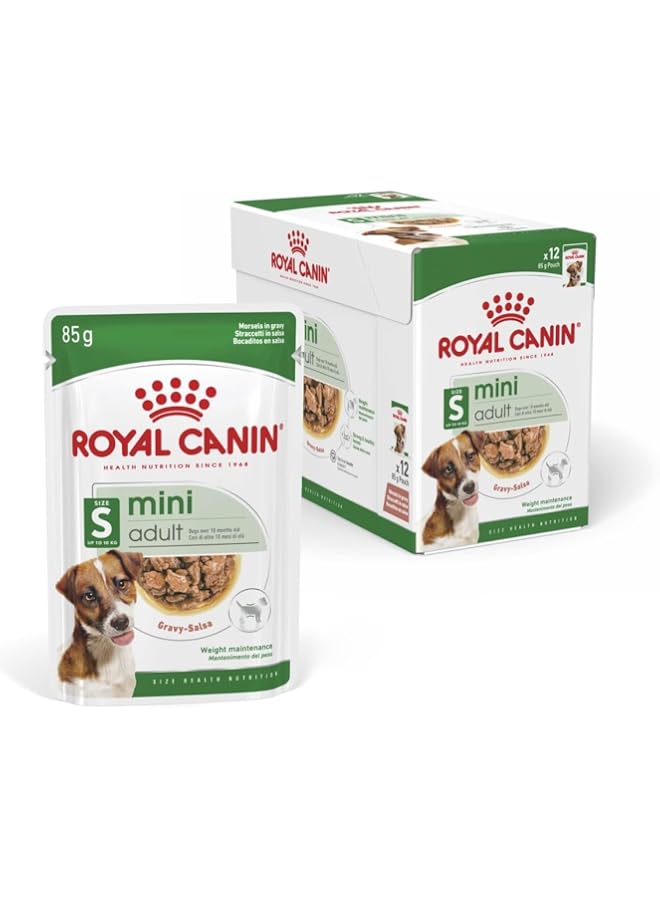 Buy Royal Canin Mini Adult Wet Pouches Dog Food 12x85g Online buy-royal-canin-mini-adult-wet-pouches-dog-food-12x85g-online