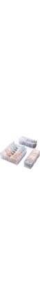 Tycom Foldable Storage Boxes Bra Underwear Closet Organizer Foldable Container Case Drawer Divider for Necktie Bra Sock Underwear Organizer Home Closet Organizer Boxes Storage(3PCS White)