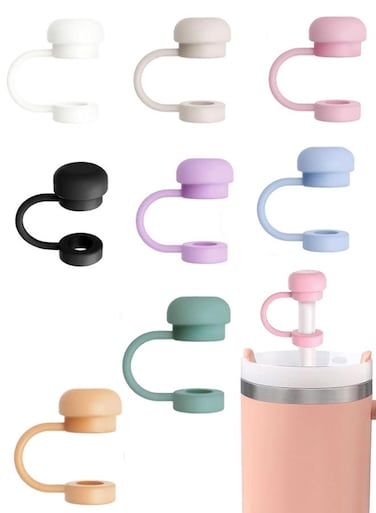 PCS Reusable Silicone Straw Covers for Stanley Cup 30 &amp; 40 oz