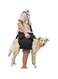 JUMEIYP Dog Carry Sling Pet Rehabilitation Lifts Vest Adjustable Pet Legs Support Emergency Backpack for Nail Trimming Old Disabled Joint Injuries Loss of Stability Dogs Walk (Black, XL)