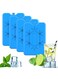 4PCS Ice Packs for Lunch Box,Reusable Ultra Thin Freezer Packs Long Lasting for Coolers to Keep Food Fresh and Drinks Chill Lightweight Easy Carrying Cooler Bag for Work Picnic or Camping